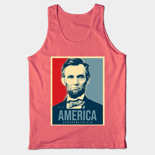 Abraham Lincoln Tank Top by Shirtsy